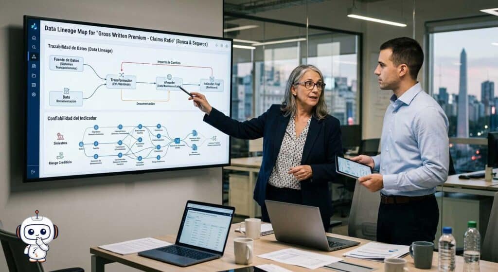 Recorrido de un dato financiero desde el origen hasta el dashboard